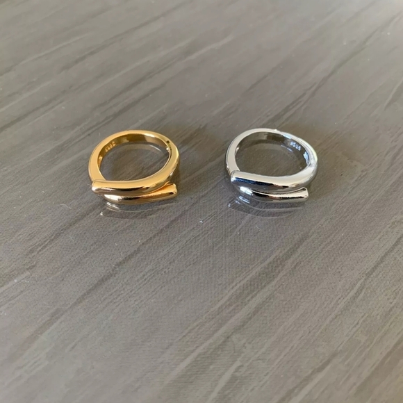 NEW 18K Yellow Gold-Plated Adjustable Band Ring‎ - Picture 5 of 15